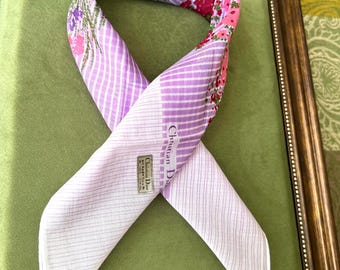Christian Dior Vintage Brand New Deadstock Scarf 45*46cm  Handkerchief