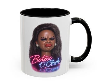 Botox O'Clock Mug – Fun beauty gift with neon lettering for beautician and girlfriend