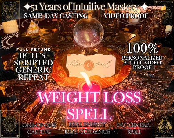 Powerful Weight Loss Spell: Metabolism Boost & Body Transformation | Fat Burning | Gain Inner Strength |  Become Skinny | Same Day Cast