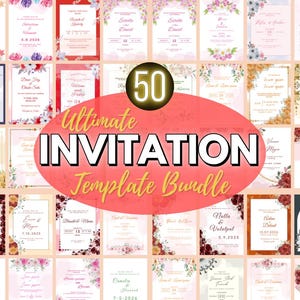 Lot de 50 maquettes d'invitation, maquette de carte PNG, maquette de cartes de voeux minimaliste, maquettes modernes, anniversaire, carte de mariage, téléchargement numérique