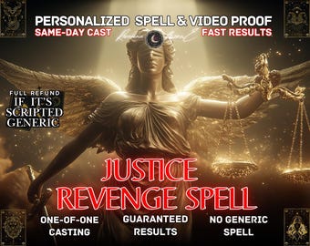 Justice Revenge & Payback Ritual | Reverse Curse Casting | Karmic Justice and Energy Reversal | Return Negativity | Hex and Evil Eye Ritual
