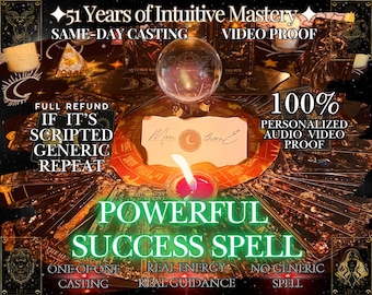 Career Success Spell – Job Hunting, Exams, Interviews (Same Day Cast)