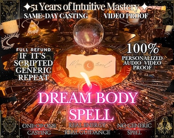 DREAM BODY Spell | Shape Shift Magic | Fat Burning | Body Sculpting | Beauty Boost | Glow Up Ritual | Perfect Figure | Same Day Cast