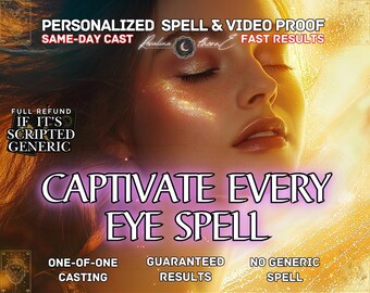 Captivate Every Eye spell & Social Media Success | Charisma Boost Guidance | Attract Attention And Charisma Boost | Same Day Cast