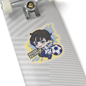 Chibicichira Blaue Schlossaufkleber - Bachira Meguru | Anime | Manga | Fan Art Inspirierter Aufkleber
