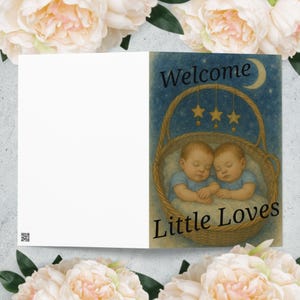 Greeting card "Welcome, Little Loves"