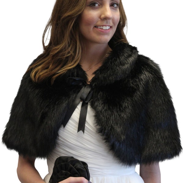 Faux Fur Capelet Etsy