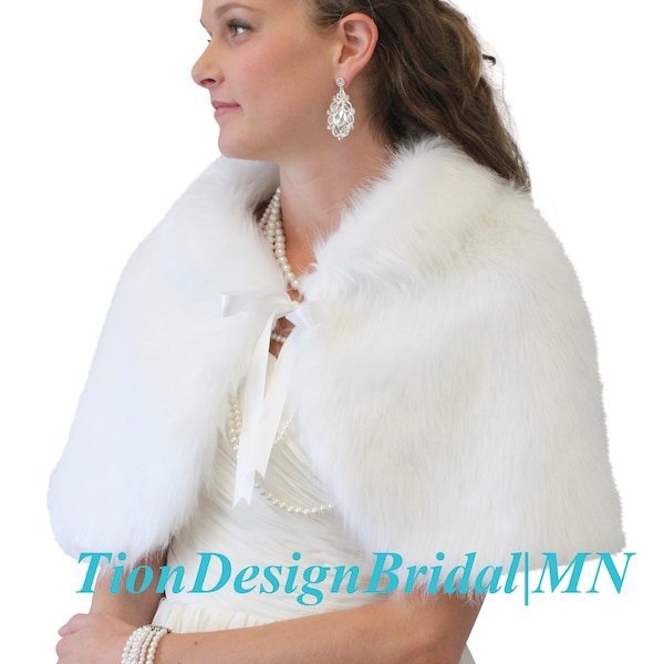 Faux Fur Capelet Etsy