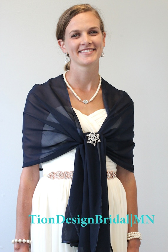 navy blue shawl for wedding