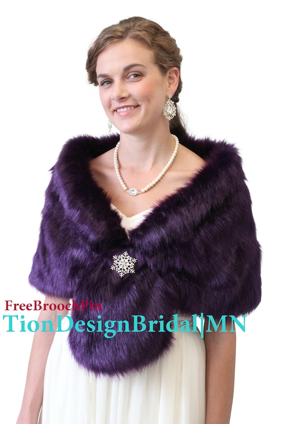 etsy faux fur wrap