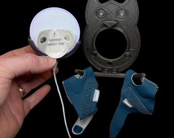 Magnetic Wall Mounted Holder for Owlet Base Station & Sock, Dock