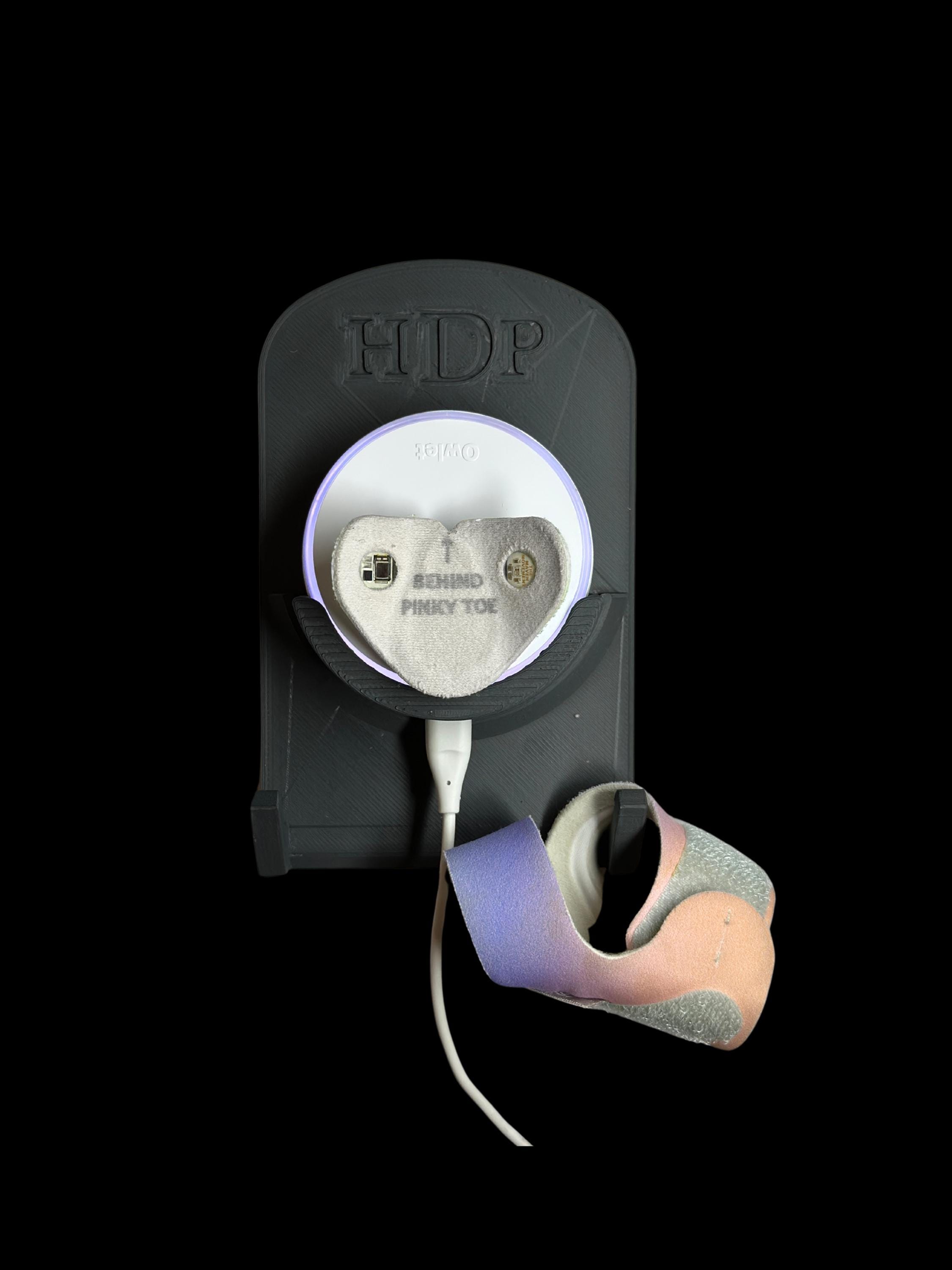 Magnetic Wall Mounted Holder for Owlet Base Station & Sock, Dock