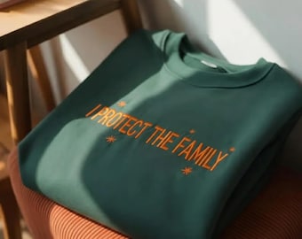 I Protect The Family Embroidered Sweatshirt, Father Figure Shirt, Father Figure Youth Adult Shirt, The Life of Shirt, The Life of A