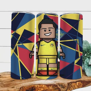 América Soccer Inspired Tumblers. Club America Template Sublimation Designs Downloads | Skinny Tumbler 20oz Design