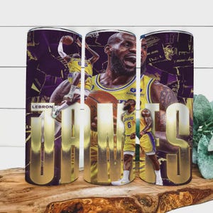 Inspired JAMES 20oz Skinny Straight Sublimation Tumbler Png, Lebron James Tumbler Wrap, Lebron James Png, Lebron James Png, Lakers Png