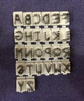 A-Z Letters/Alphabets Set of Size 3/8" For Standard Tattoo Plier - Livestock Cattle Calf Cow Outfit product logo