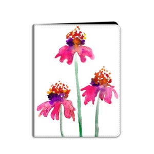 Floral Echinacea iPad Folio Case - iPad Mini iPad Air iPad Pro Designer Device Cover
