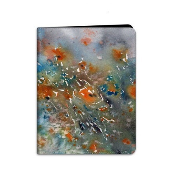 Floral Orange Poppies iPad Folio Case - Designer Device Cover