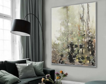 Bring It On Home - Abstract Forest Art Print - Contemporary Watercolor Painting