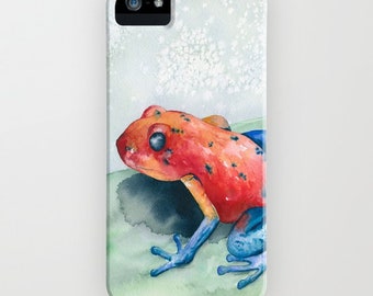Blue Jean Frog Phone Case - Wildife Painting - Designer iPhone Samsung Case