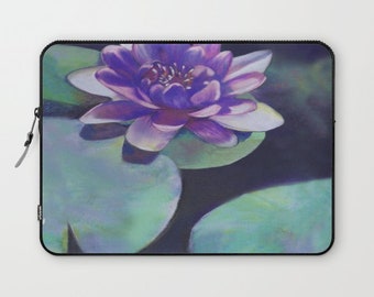 Artistic Macbook Pro Laptop Case - Lotus - Fabric Laptop Sleeve