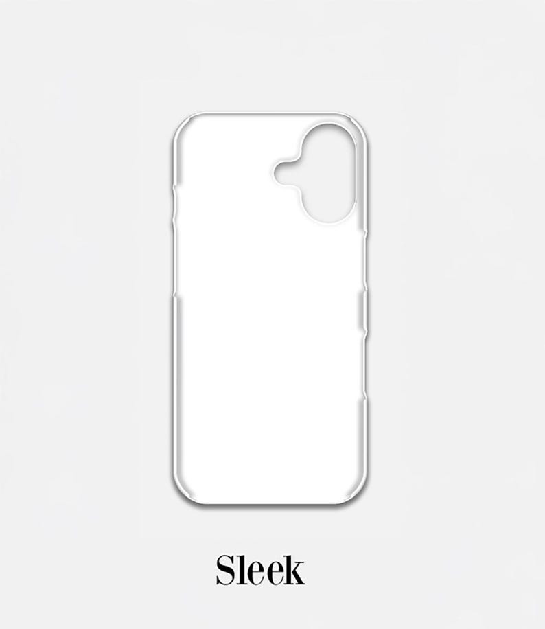 A plain white phone case with a cutout on the back.