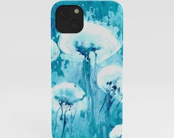 Qualle Handyhülle Abstrakte Malerei - Designer iPhone- oder Samsung-Hülle