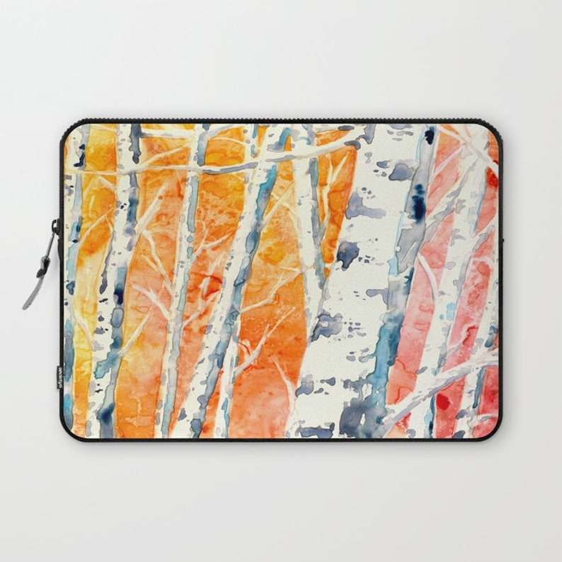 Fabric Laptop Sleeve Artistic Macbook Pro Laptop Case Falling for Colour