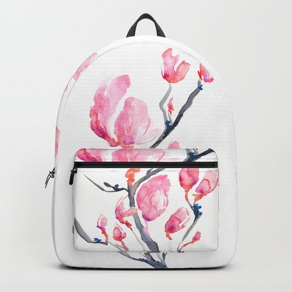 Magnolia Backpack Bookbag Travel or Back to School Lifestyle Accessory Etsy