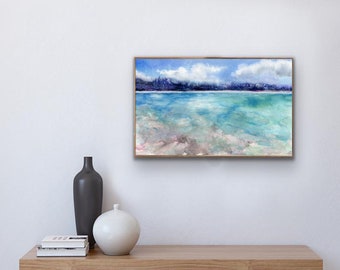 エーゲ海 - オリジナルの風景水彩画 - カナダのアート - Etsy 日本