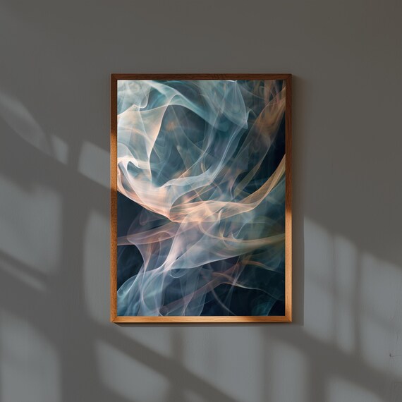 Lyrical Abstraction Painting Print | Expressive Colorful Modern Wall Art | Poetic Abstract Fine Art Decor, Framed Wall Art