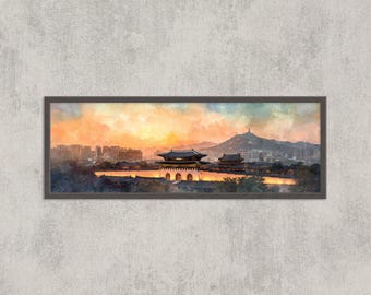 韓国民画の虎とカササギの版画 | 韓国の民画 | 韓国の伝統的な虎