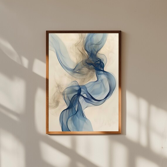 Lyrical Abstraction Painting Print | Expressive Colorful Modern Wall Art | Poetic Abstract Fine Art Decor, Framed Wall Art