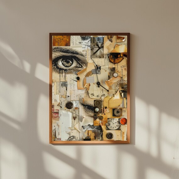 Cubist Wall Art Print, Abstract Geometric Modern Poster, Picasso-Inspired Contemporary Home Decor, Bold Colorful Art Print