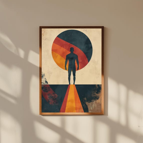Ender’s Game Poster – Minimalist Vintage-Style Sci-Fi Art Print, Retro Futuristic Space Decor, Modern Book & Movie Wall Poster