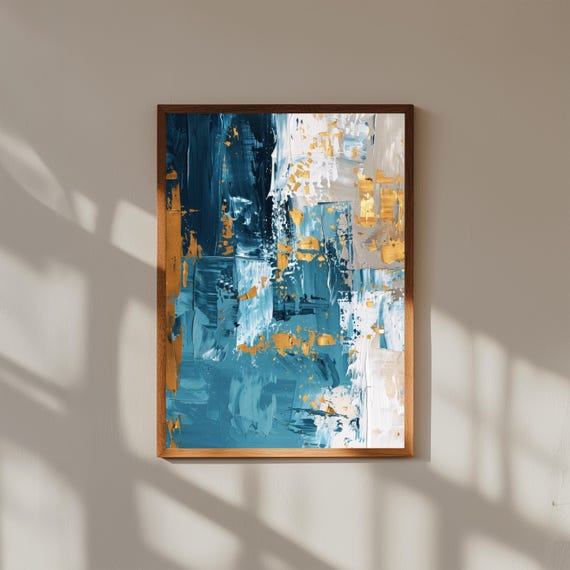 Colorful Abstract Expressionism Art Print, Modern Wall Art, Modern Bold Abstract Poster, Contemporary Art for Home Decor