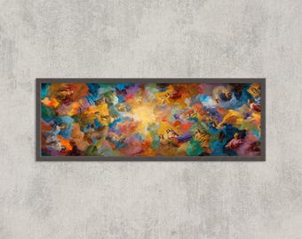 Sistine Chapel Inspired Renaissance Angels Painting: Vatican Art Print