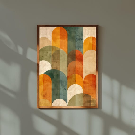 Gender-Neutral Nursery Wall Art Poster | Minimalist Baby Room Decor | Unisex Baby Shower Gift | Soft Earth Tone Print | Calm Kids Artwork