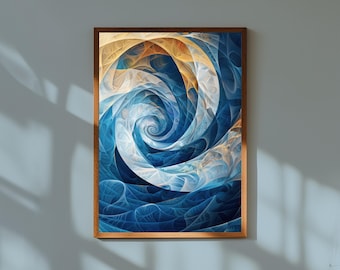 Art mural abstrait mathématique factuel | Impression moderne inspirée de la science factuelle | Art d'équation minimaliste pour la maison et le bureau