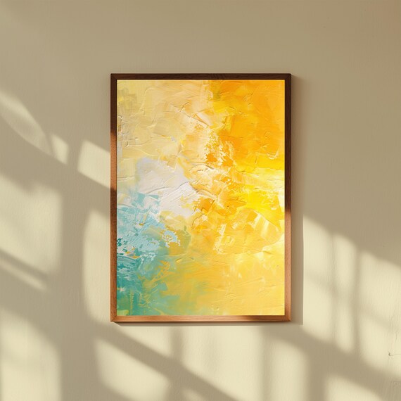 Expressionist Wall Art Print, Bold Colorful Abstract Poster, Modern Expressionism Home Decor, Large Abstract Art, Museum Quality Print