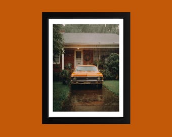 Vintage Chevy Muskel-Car Poster: Retro American Auto Fotografie
