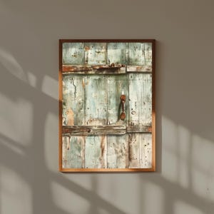 Rustic Barn Door Print: Vintage Farmhouse Wall Art