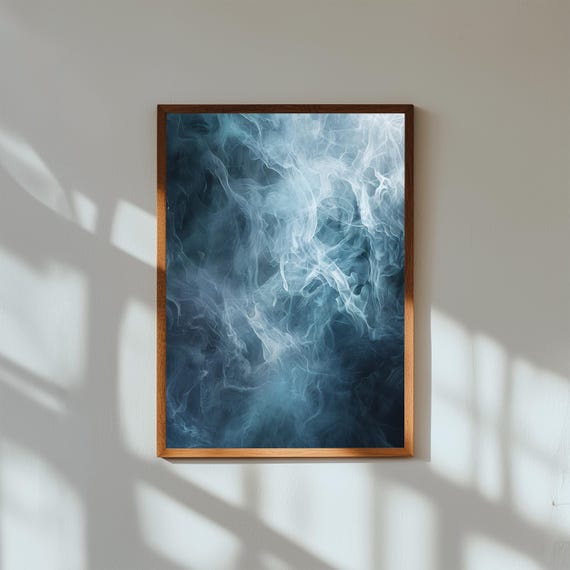 Lyrical Abstraction Painting Print | Expressive Colorful Modern Wall Art | Poetic Abstract Fine Art Decor, Framed Wall Art