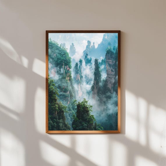 風景 版画 山 版画 絵画 湖畔の朝 富士山 - 絵画や壁掛け販売 日本唯一の