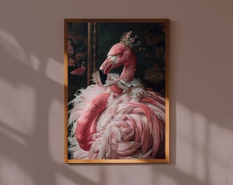 Animal in Suit Art Print: Whimsical Victorian Pet Portrait