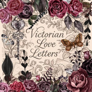 Cartas de amor victorianas: una colección de 12 cartas auténticas de la época con sellos de lacre y recuerdos incluidos.