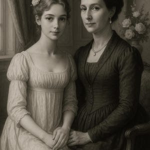 Serie Cartas de la Regencia – Scarlett y la Tía Victoria / 24 cartas / Regalo de novela romántica histórica / Historia al estilo Bridgerton / Franqueo incluido