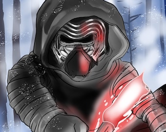 スターウォーズ カイロ・レン 公式ライセンスアーティストプルーフ