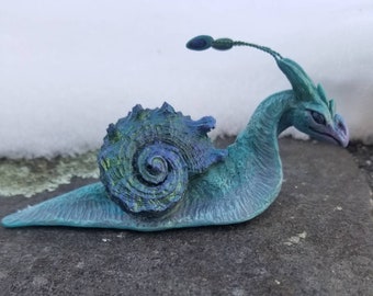 Snail Fairy Dragon "Fierce and Fancy Green"