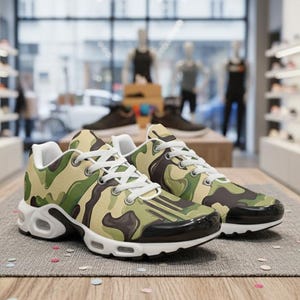 Urban Camouflage Brace Sneakers - Leichte Mesh-Komfortschuhe für Männer, Atmungsaktive Streetwear-Trainer, Cooles Geschenk für Ihn